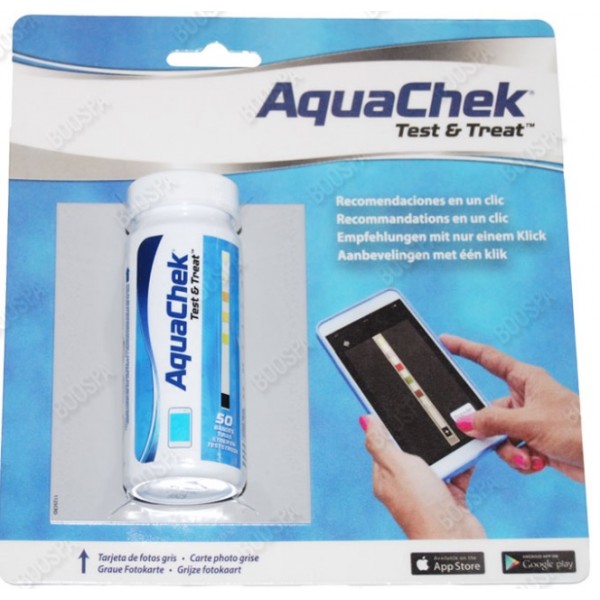Bandelettes analyse eau de piscine et spa AquaChek, 50/paquet de