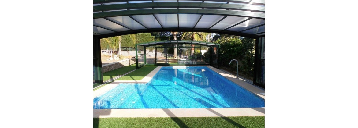 Abri de spa de nage, abri de spa en aluminium, abri de piscine téléscopique - Aquatech Spa